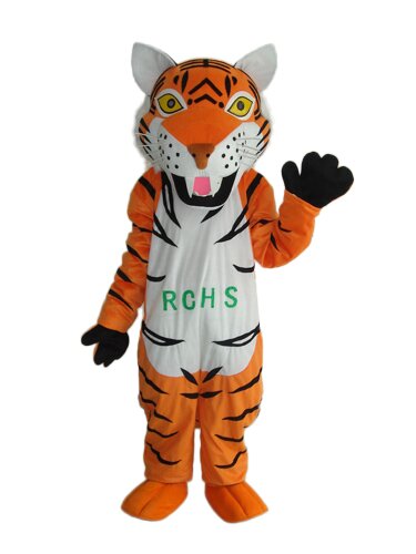 2nd Version Tiger Mascot Adult Costume
